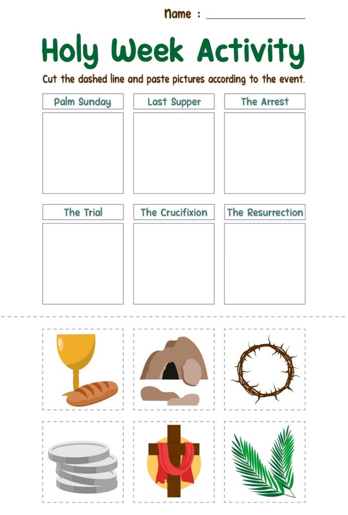 Holy Week Activity