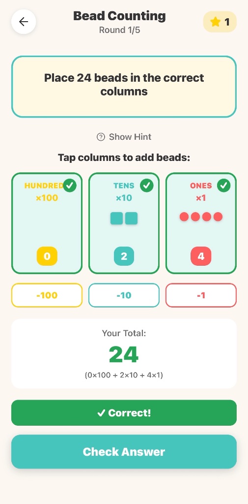 Solve It activity screenshot