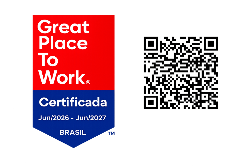 Great Place To Work Certificada Jun/2026 - Jun/2027 Brasil