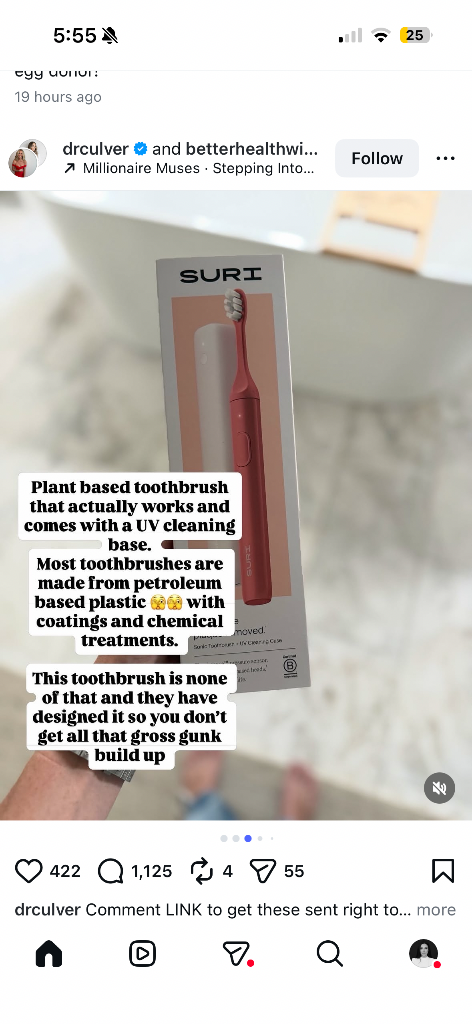 SURI Sustainable Sonic Toothbrush