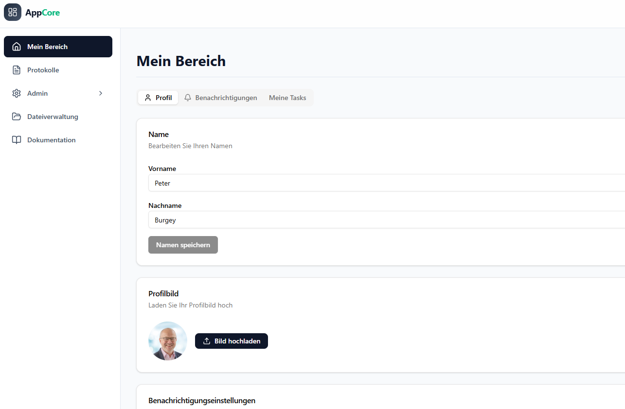 Generelle Vorlage für R2E-Apps V1.00 template preview