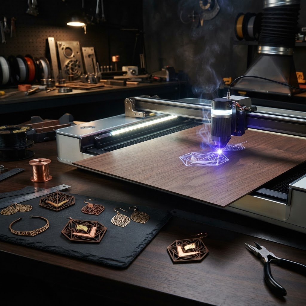 Unique Laser-Cut Jewelry Designs