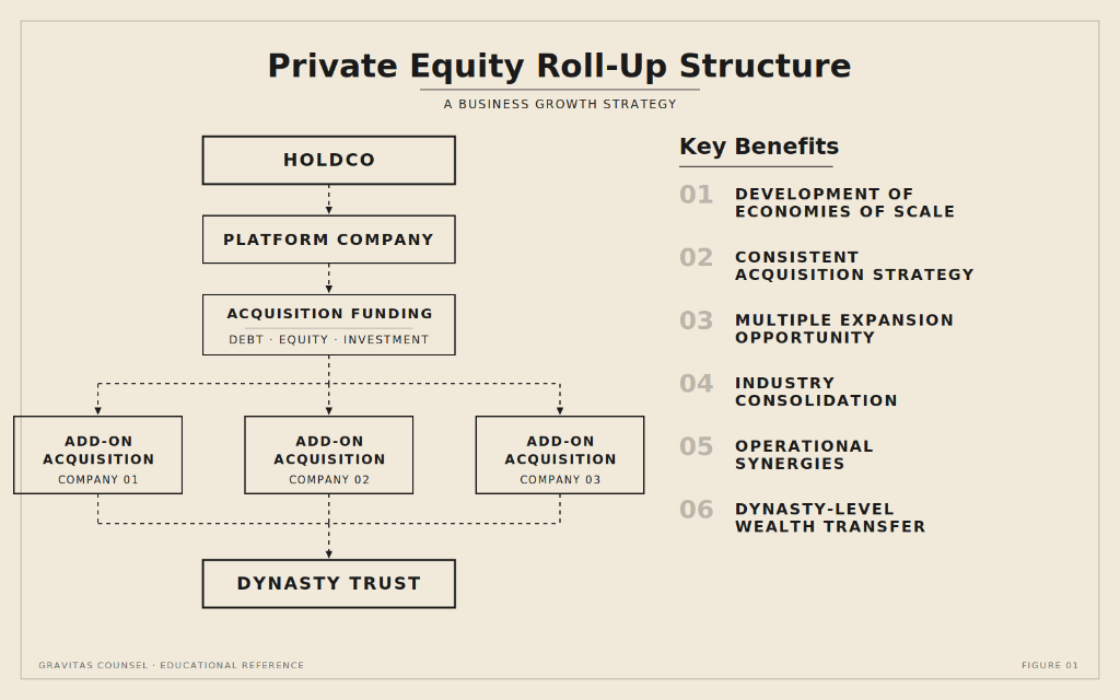 Private Equity Roll-Up Structure