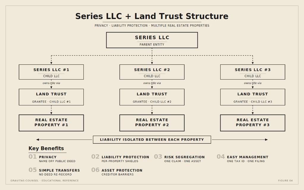 Series LLC + Land Trust Structure