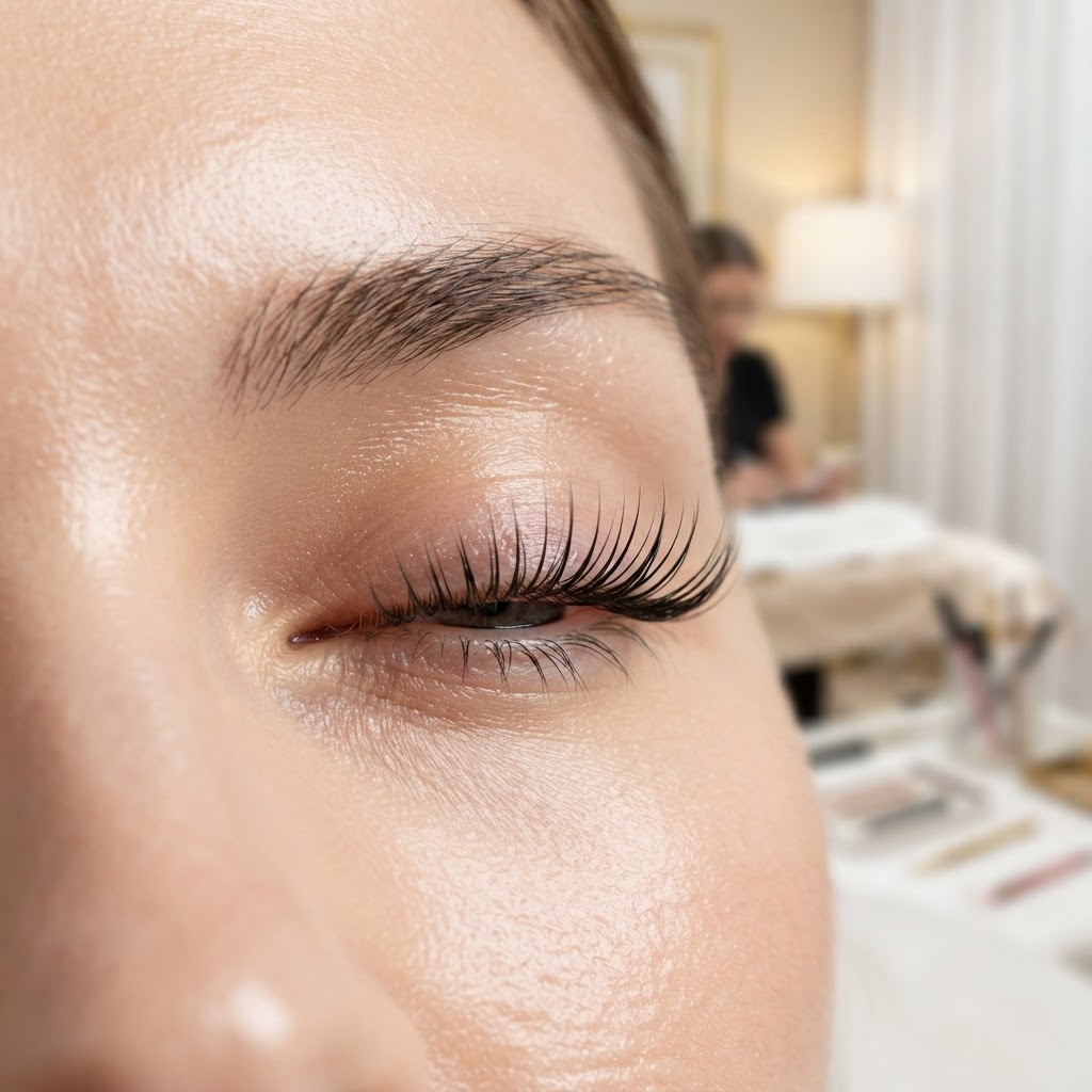 Professional Eyelash Lifting and Tinting in Dubai