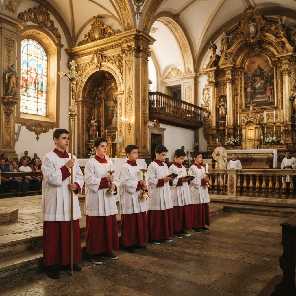 Coroinhas: servindo ao altar com amor e devoção