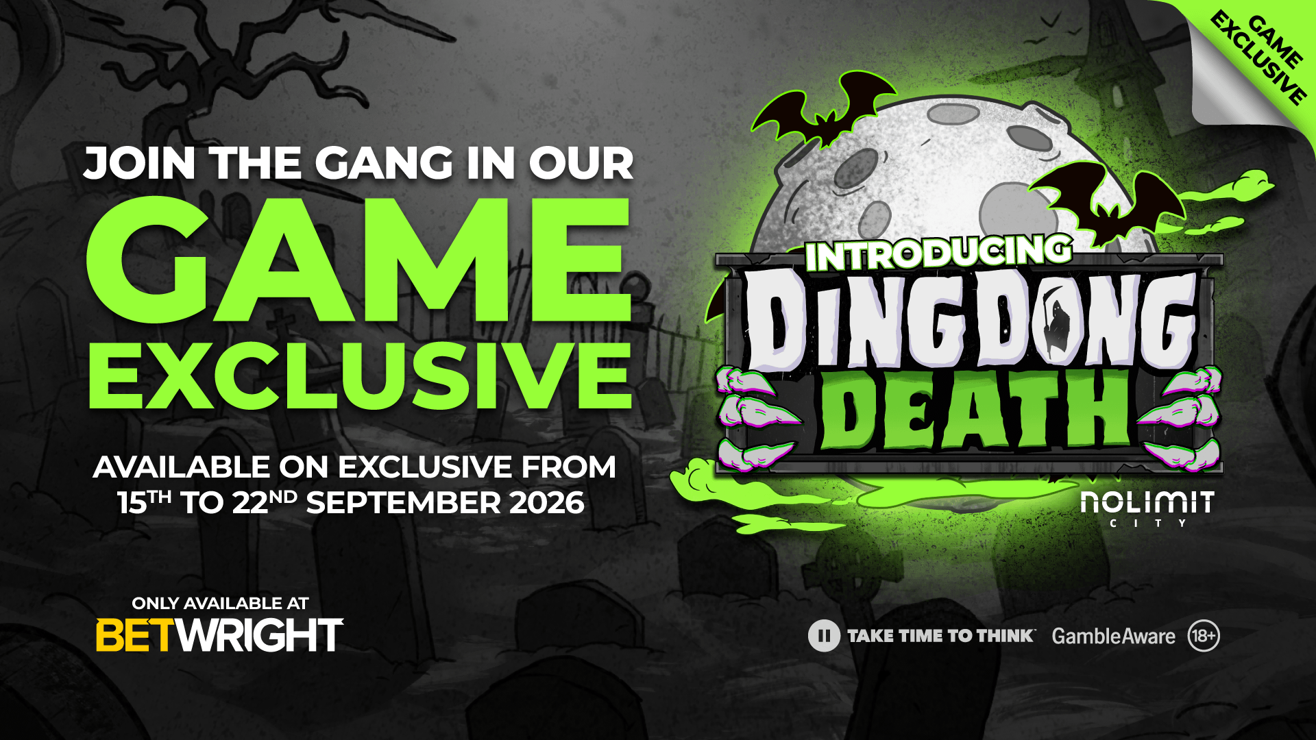 Ding Dong Death Is Live Exclusively at BetWright — Win 1 of 5 £10 Prizes