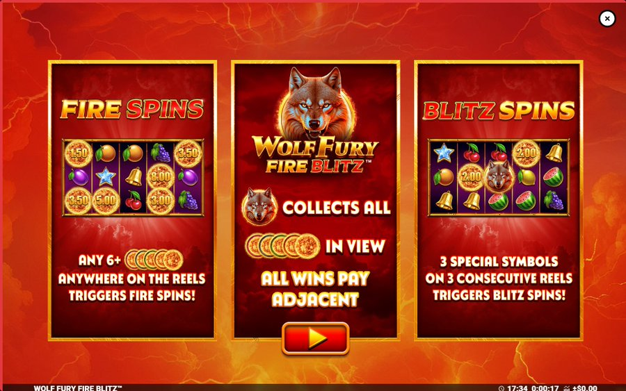 Wolf Fury Fire Blitz