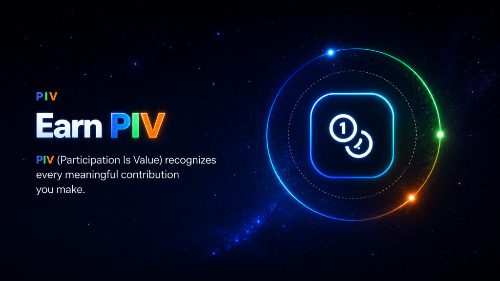 Step 2: Earn PIV