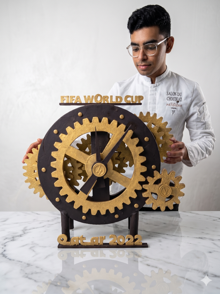 Chef VJ — Dipped Labs — Pastry Consultant Toronto — chocolate sculpture Salon du Chocolat