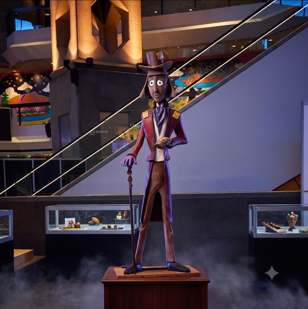 Christophe Sportellini chocolate sculpture — Salon du Chocolat Canada