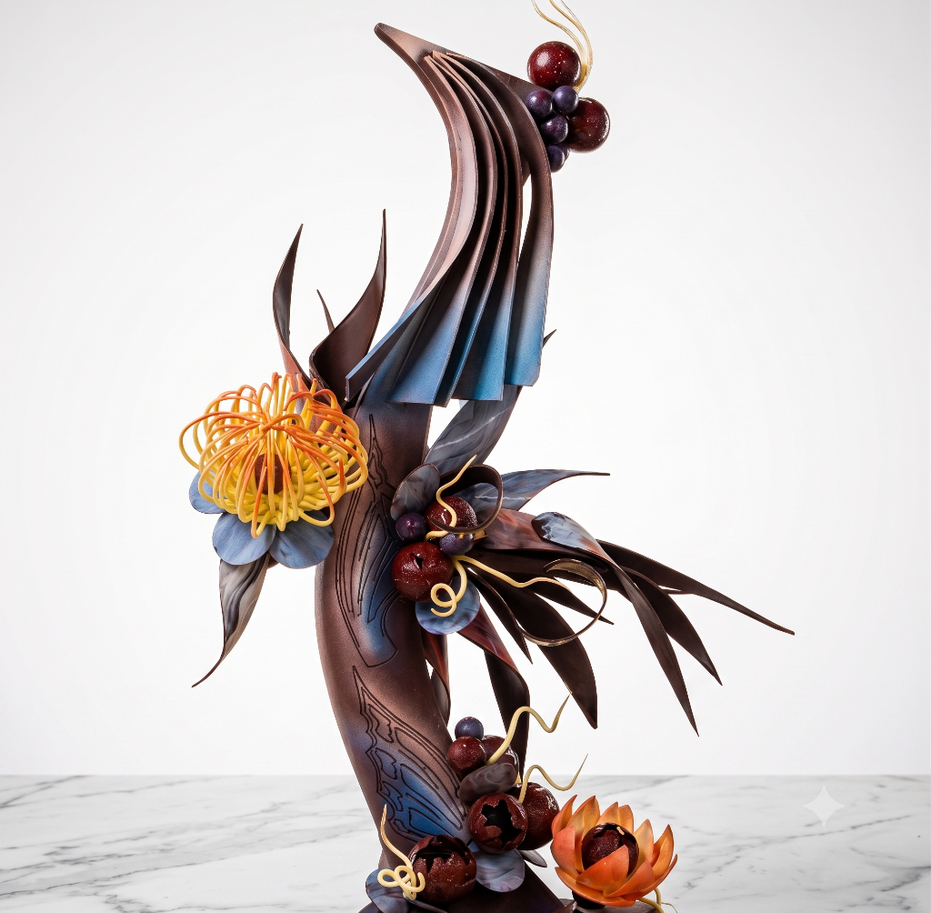 Derrick Pho Tu Tan previous work — chocolate sculpture competition gold medal