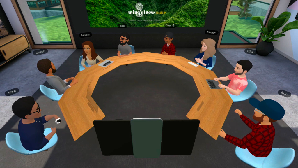 Mindfulness Clubs VR meditation session