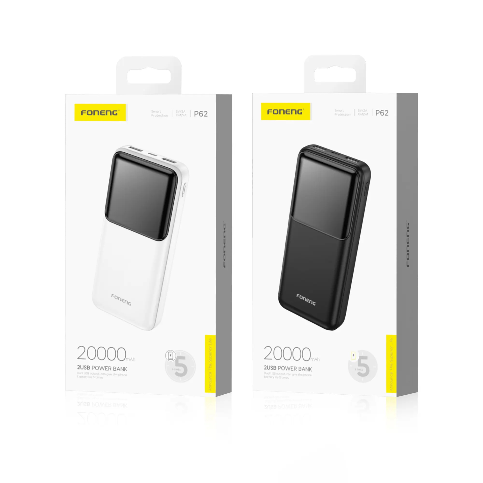 FONENG POWER BANK P62 20K BLACK