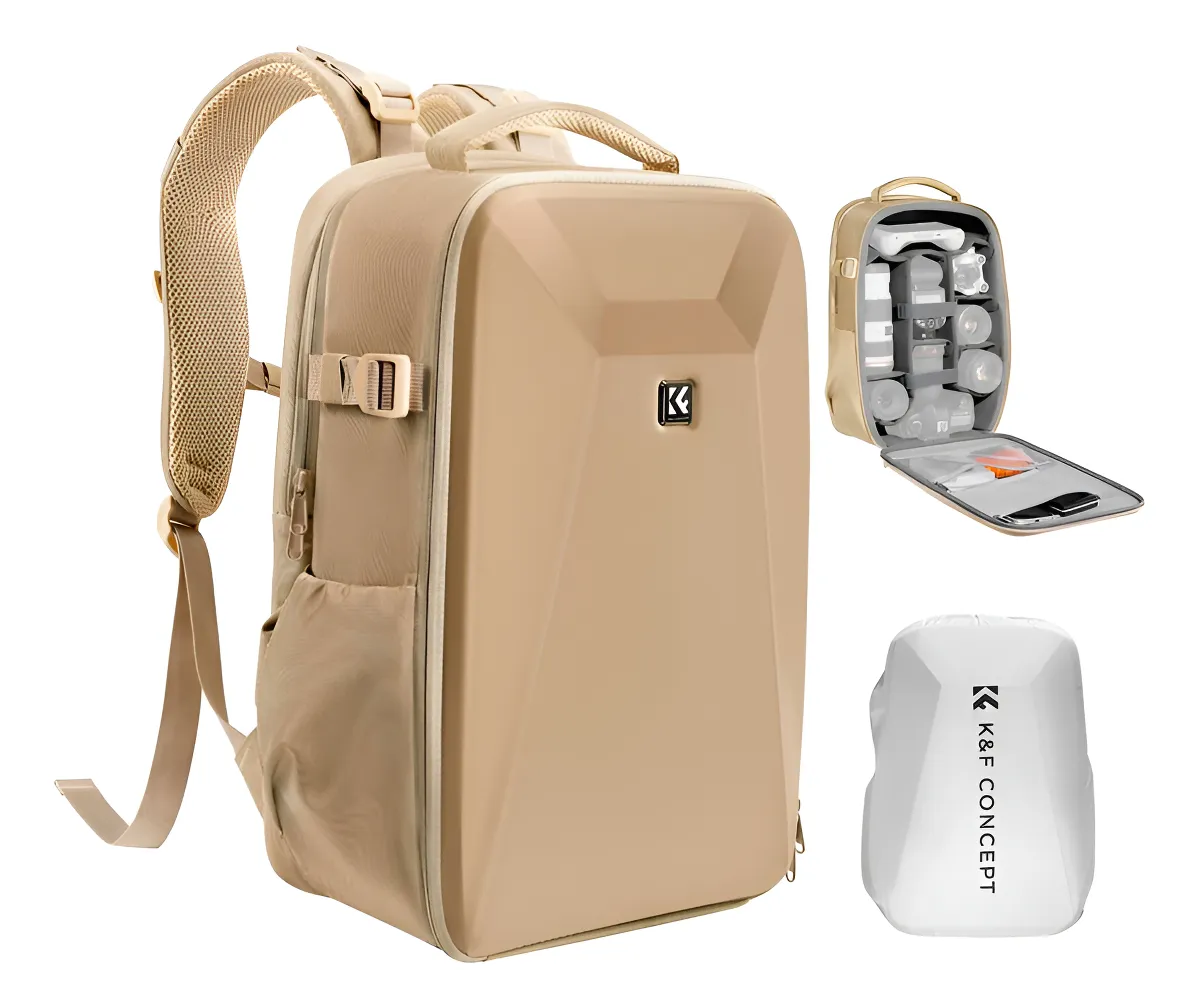 K&F KF13-134V1 MOCHILA HAEDSHELL KHAKI