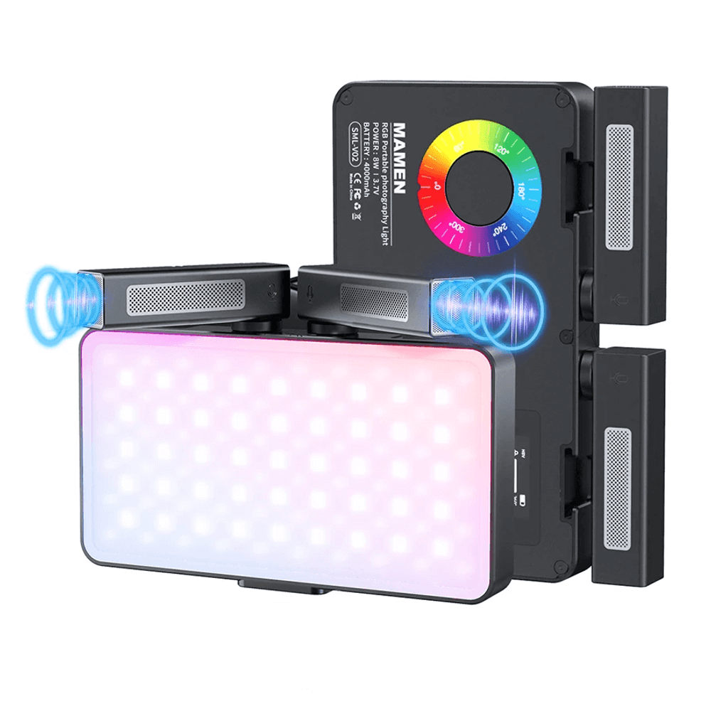 MAMEN LED SML-V02 C/ MICROFONR RGB