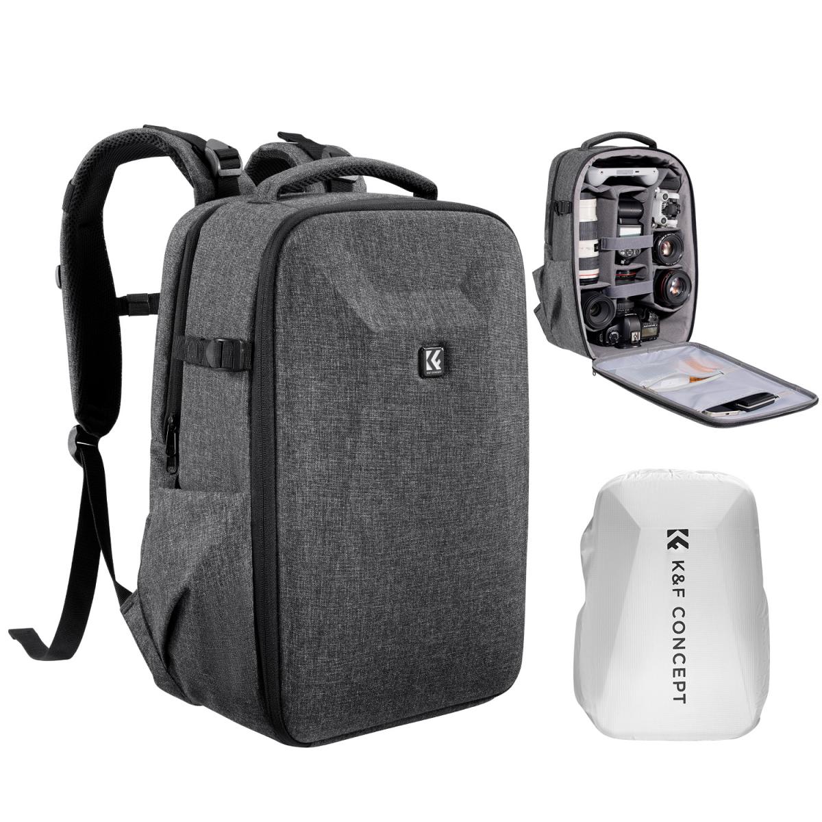 K&F KF13-134V4 MOCHILA HAEDSHELL GREY