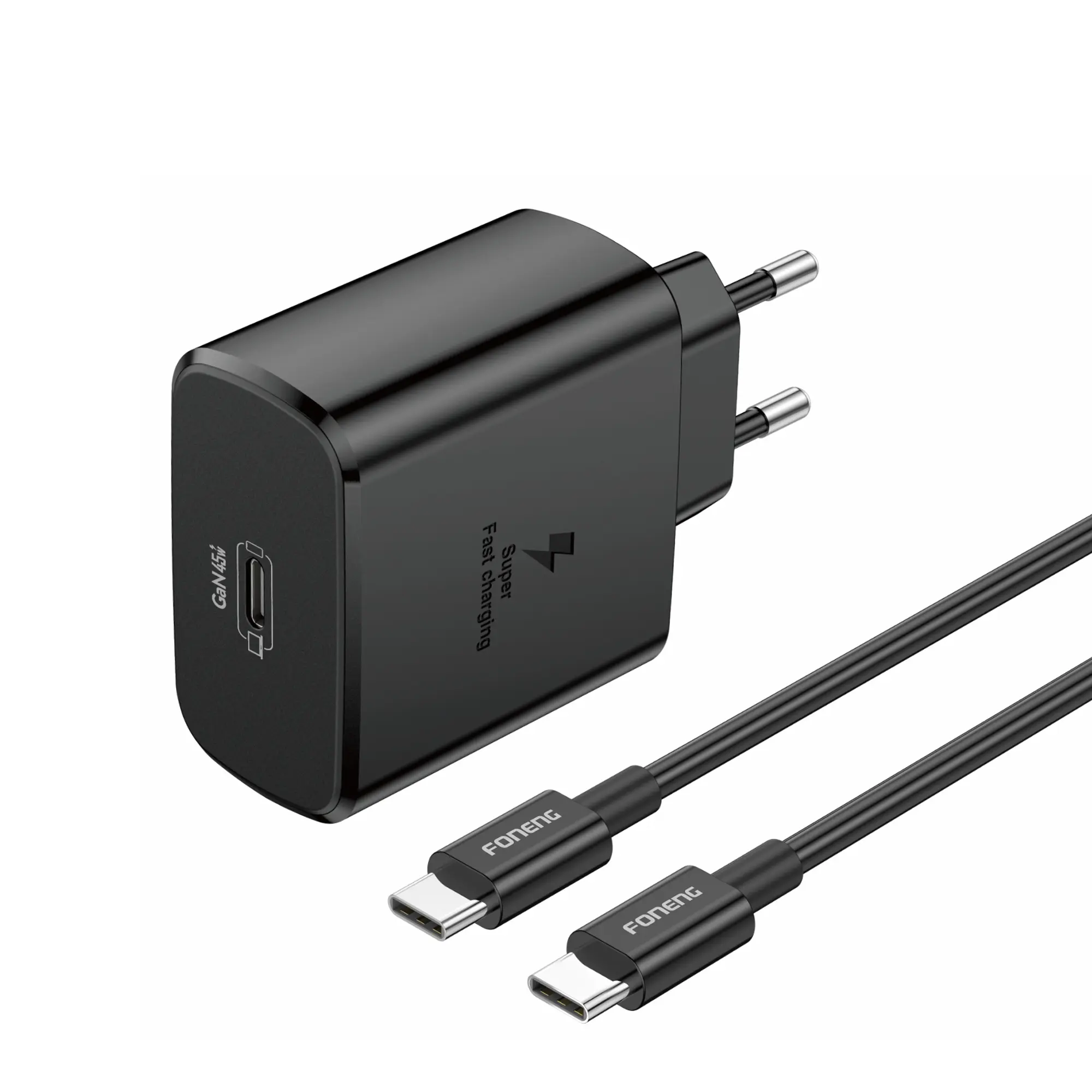 FONENG CHARGE KIT EU62 C-C 45W BLACK