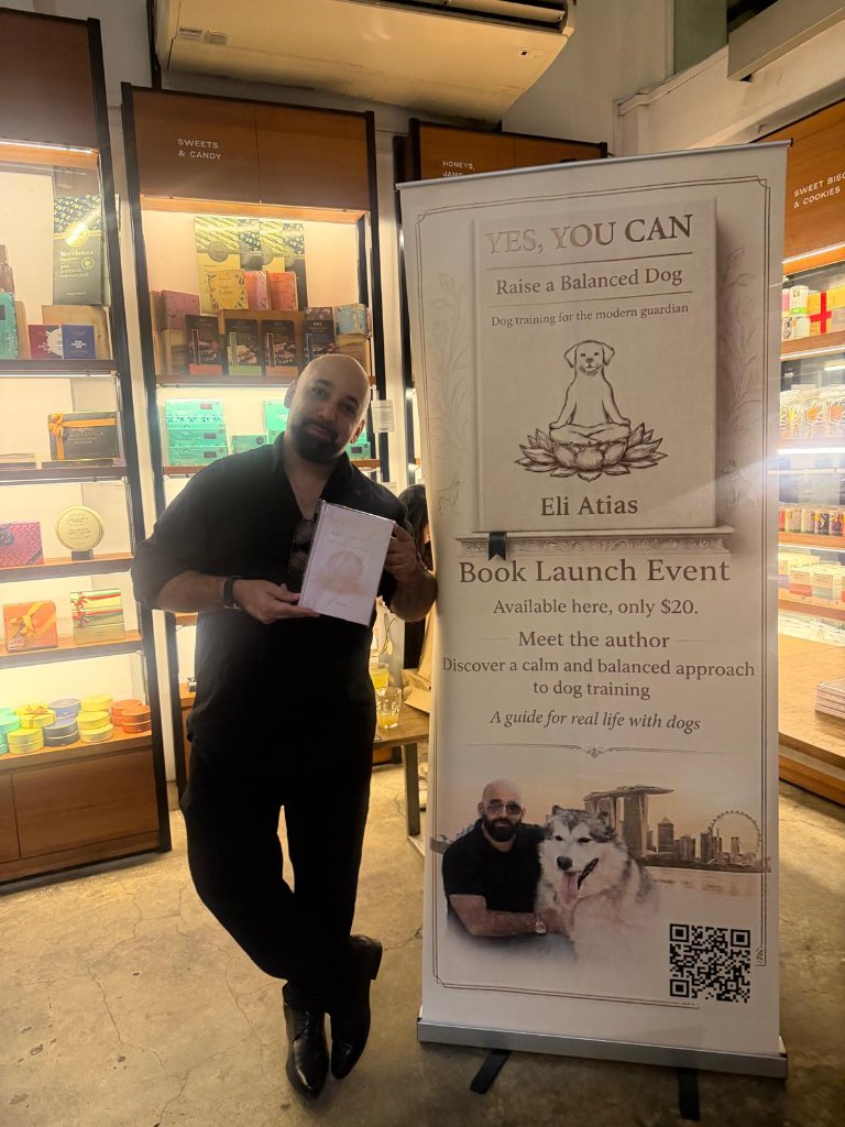 Eli Atias at the book launch