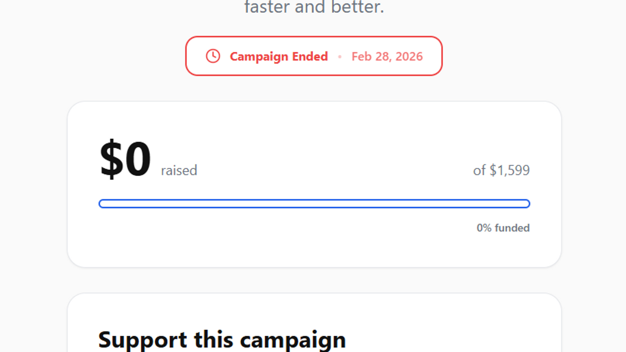 fund my build template preview