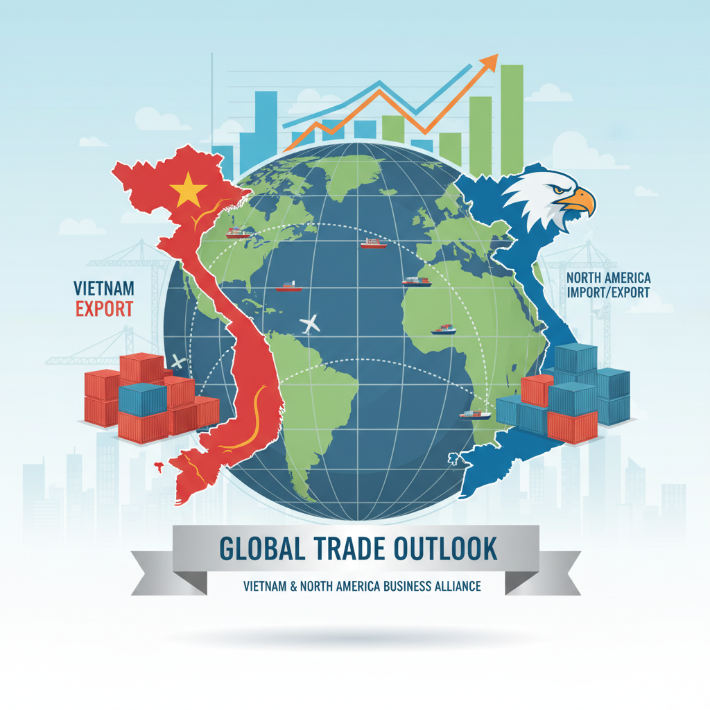 Navigating Global Trade: Insights on Import/Export Trends, Vietnam’s Trade Activities, and North America’s Economic Landscape