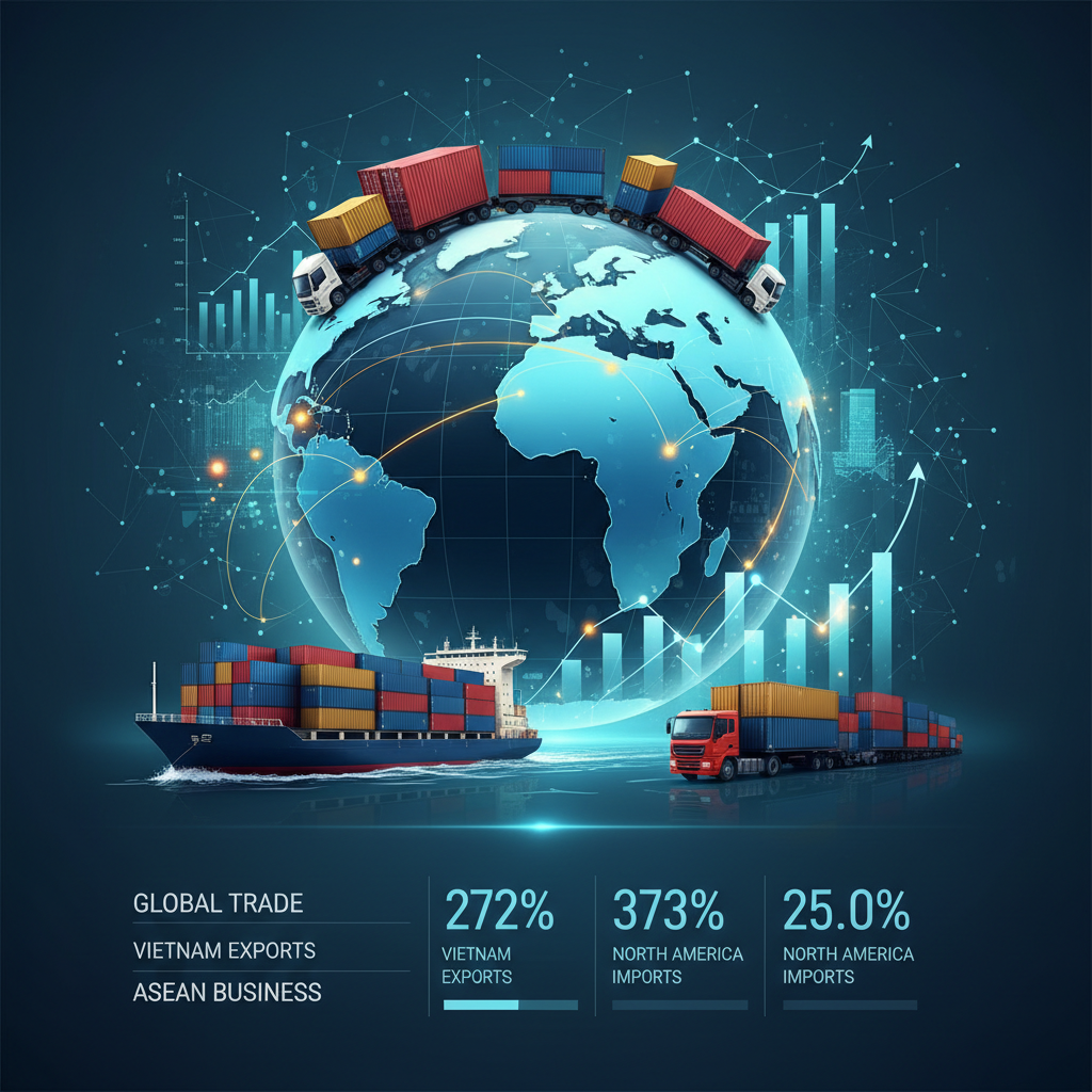 Navigating Global Trade: Insights into Import/Export Trends, Vietnam's Trade Activities, and North America Trade Insights