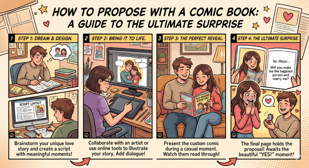 How to Propose with a Comic Book: A Guide to the Ultimate Surprise