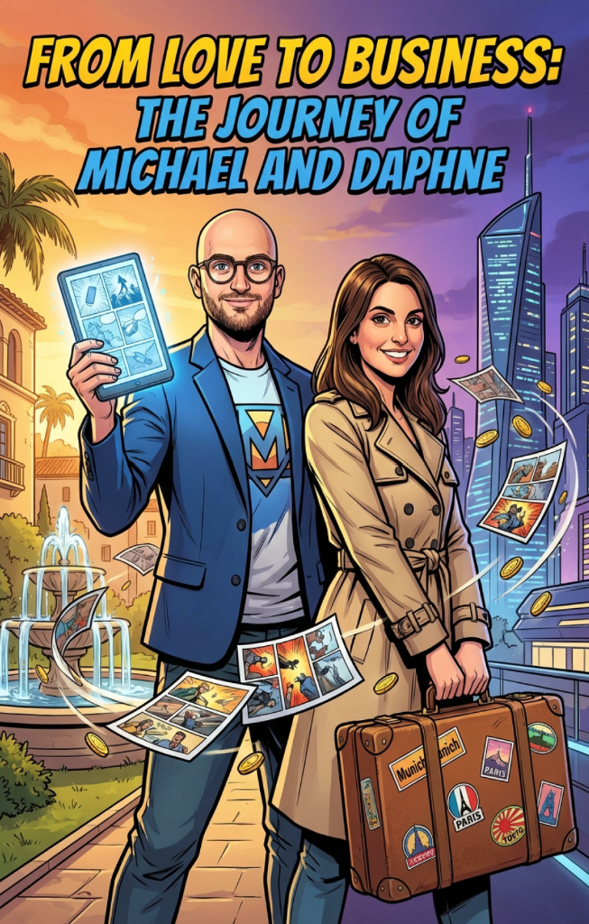 Our comic book front cover