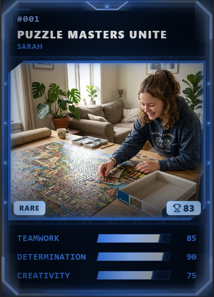 Puzzle Masters Unite Card
