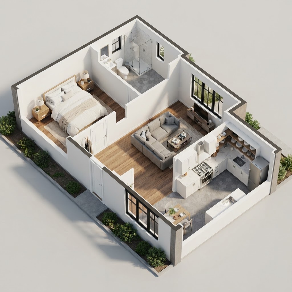 3D Floorplan View