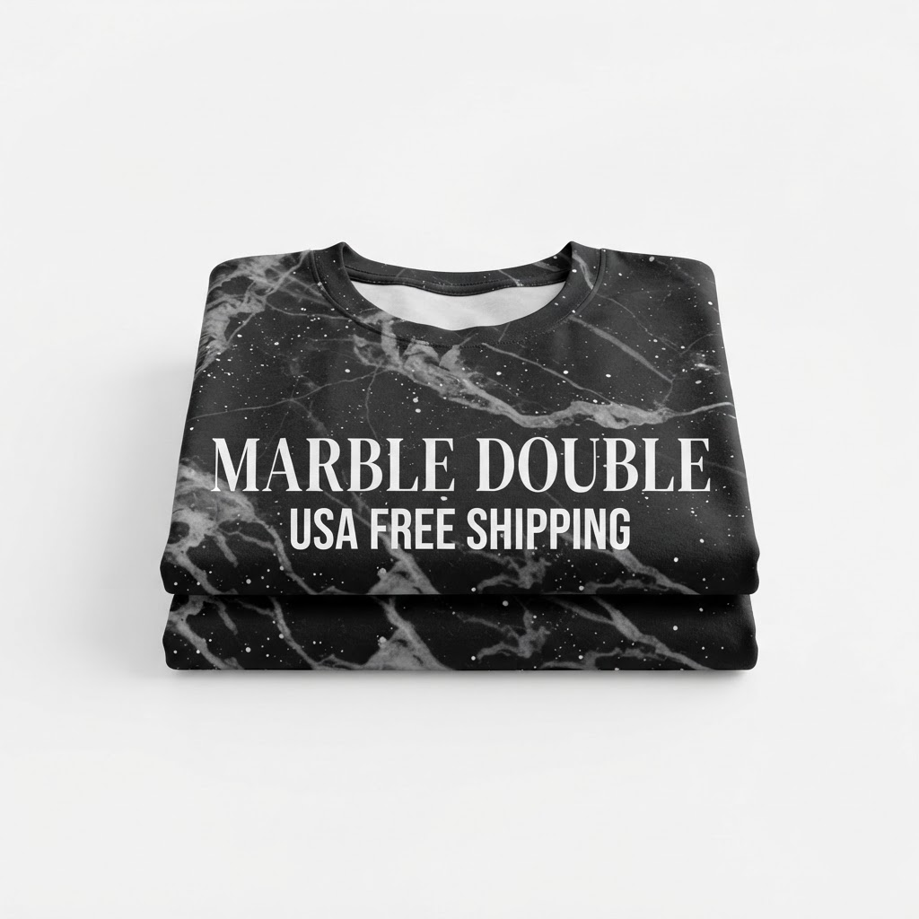USA Free shipping 2PCS Marble Double