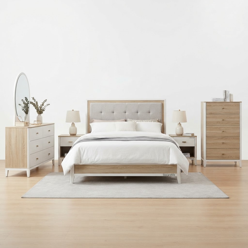 Docarelife Modern Style MDF Bedroom Living