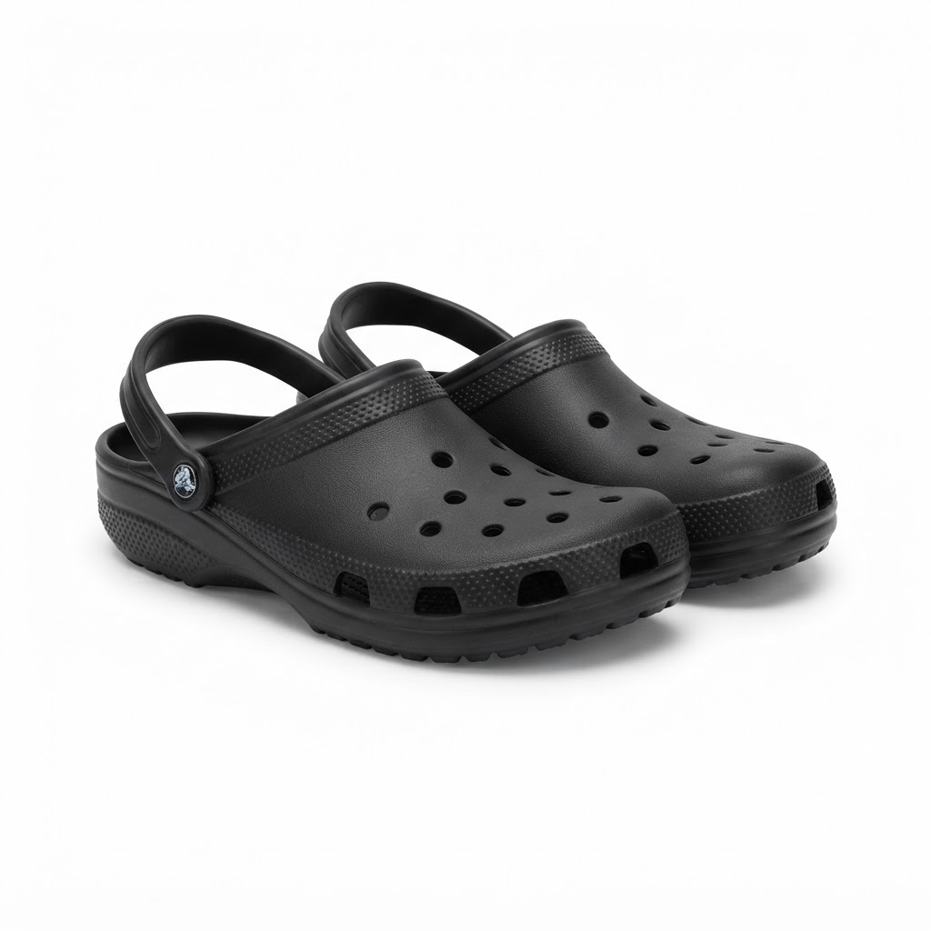 Crocs Classic Unisex Shoes Black Authentic