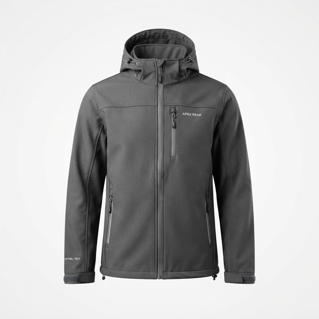 Men s Softshell Jacket with Hood