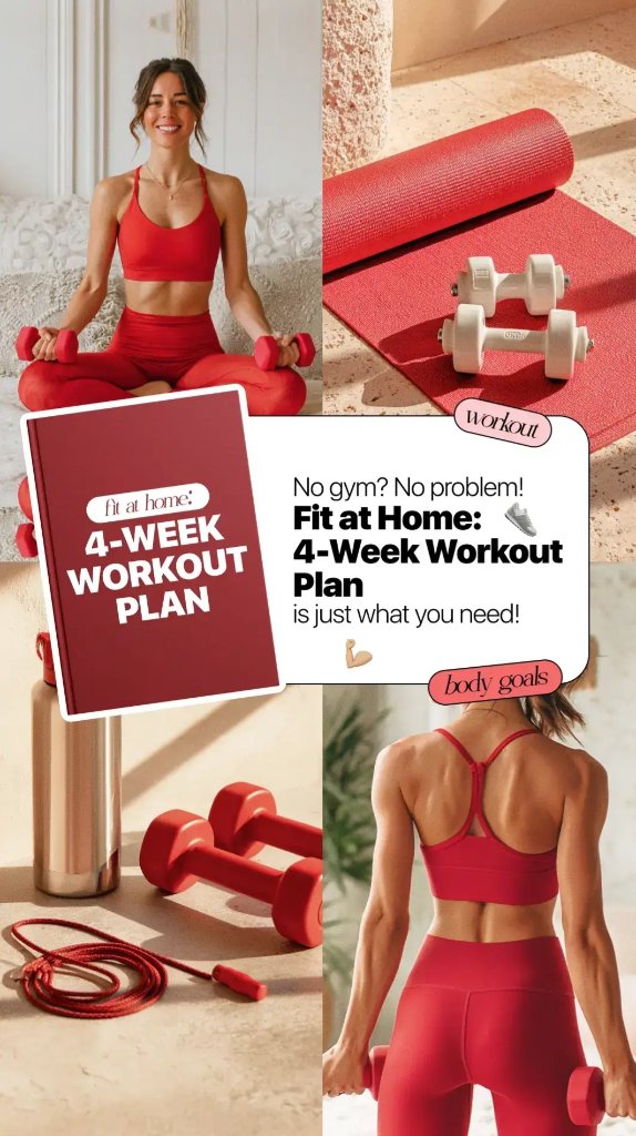 Fit at Home: 4-Week Workout Plan