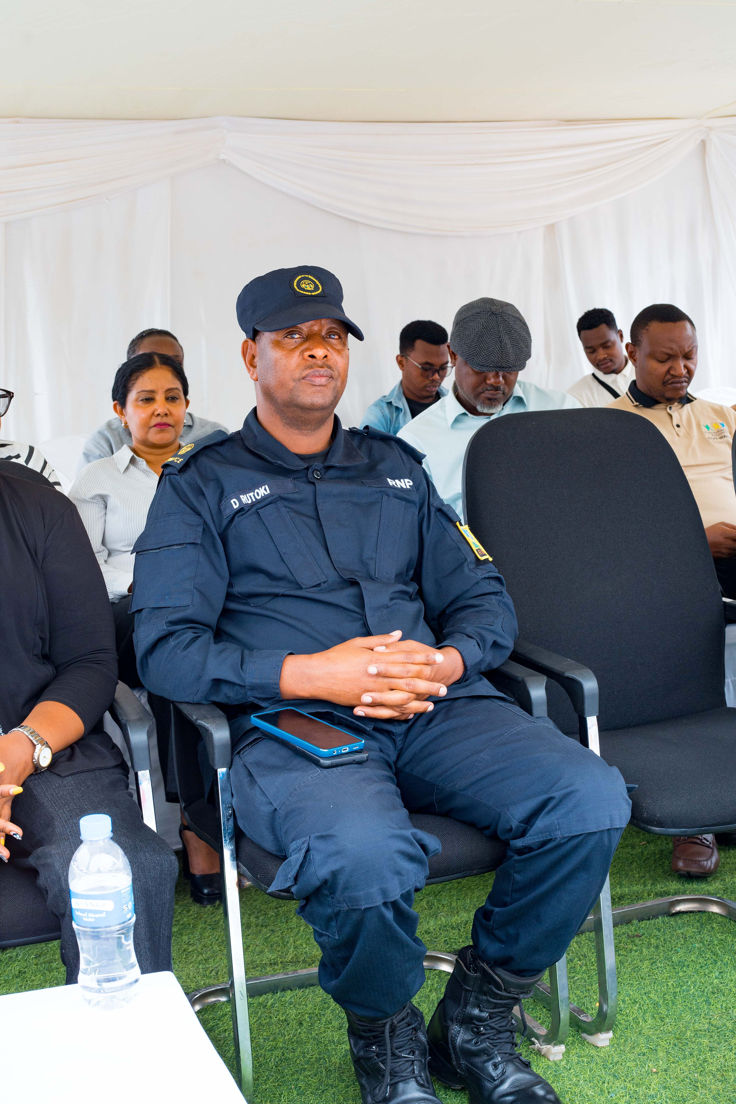Police officer at World Hearing Day 2026