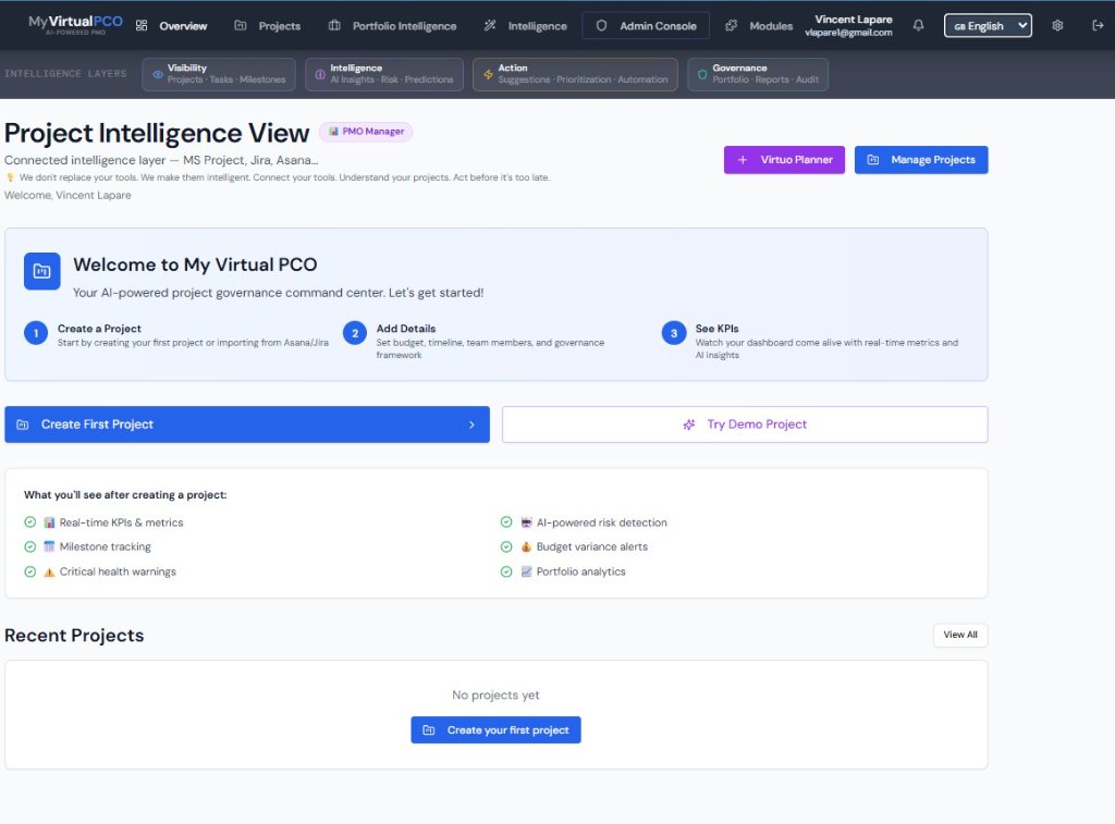 Quick start after signup
