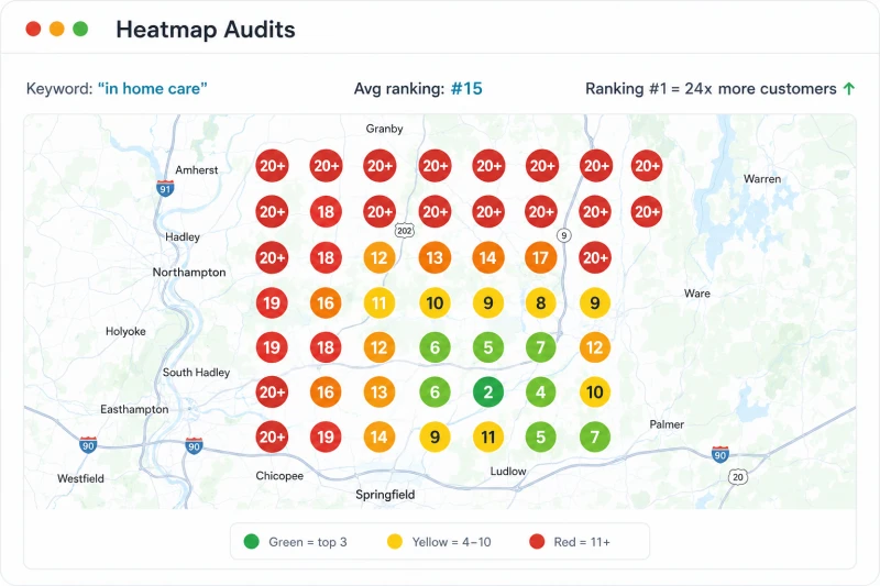Keyword Ranking Heatmaps