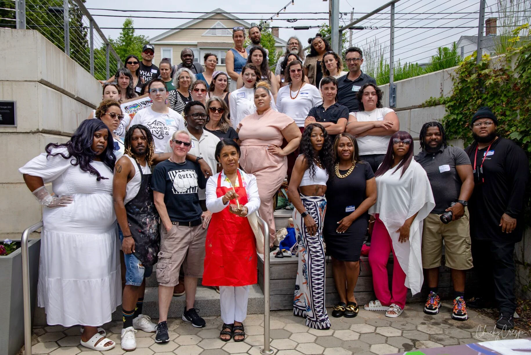 Fungai and other Western MA creatives at the Mass Creative Summit, Northampton MA, 2025