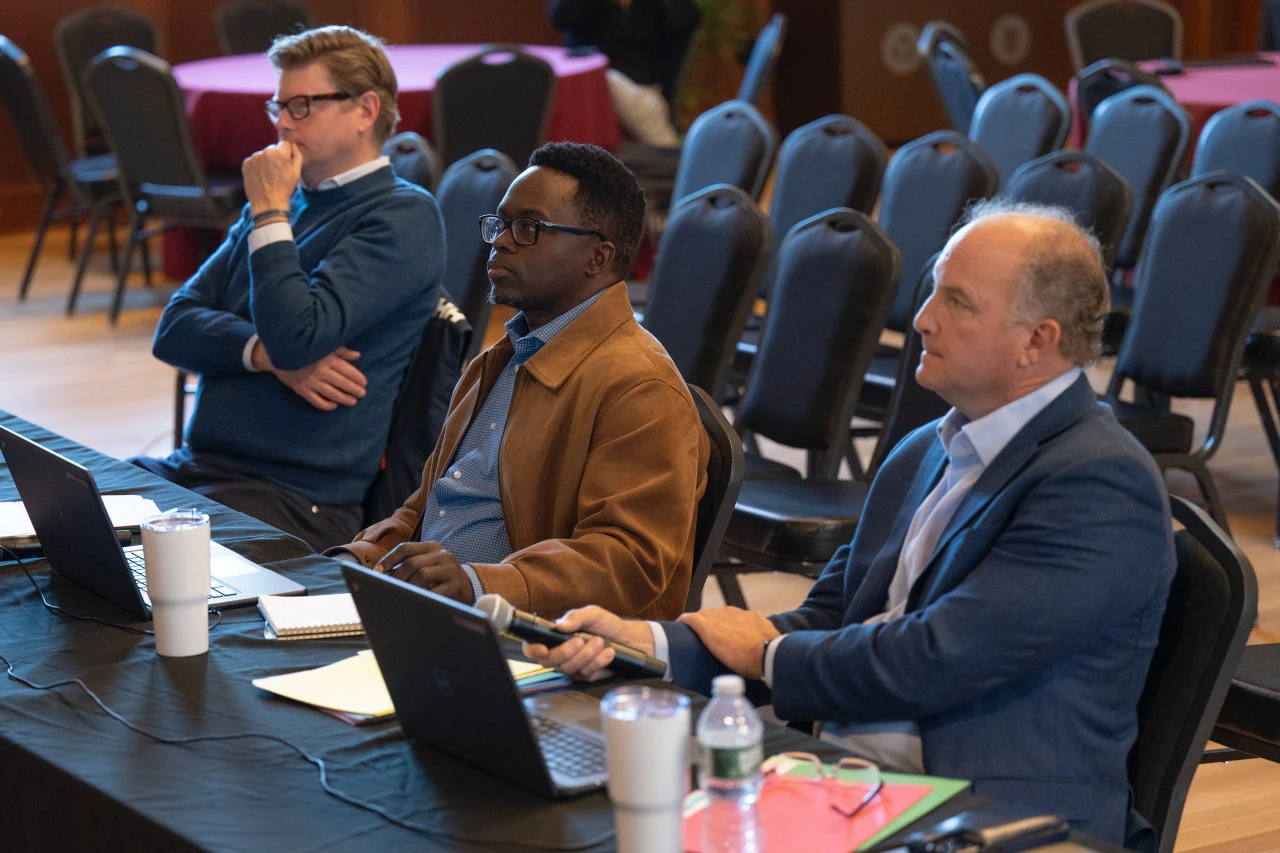 Hult Prize 2024 judges, UMass Amherst: Matthew Banks, Fungai Tichawangana, Laurie Lane-Zucker