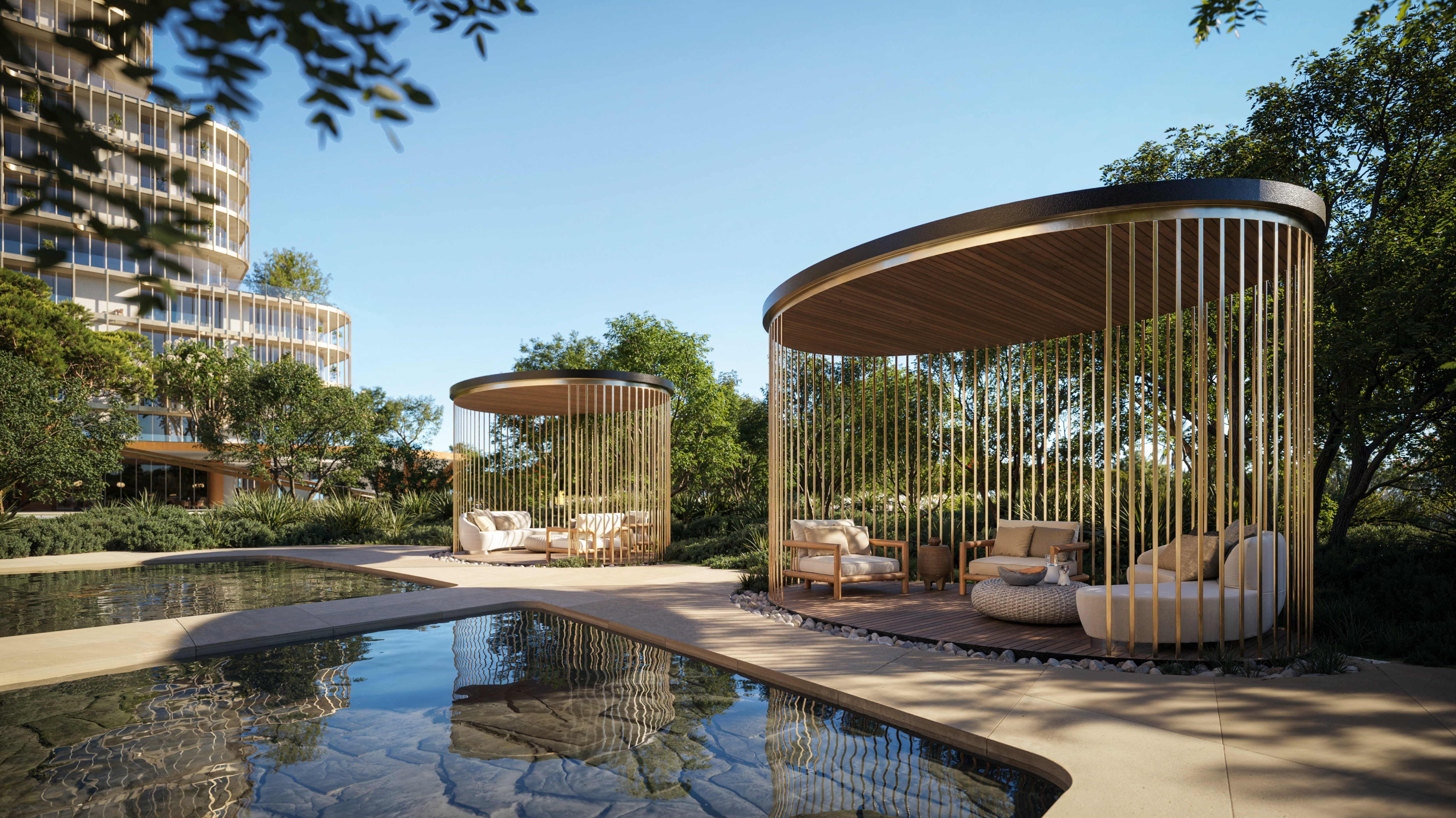 Private cabanas