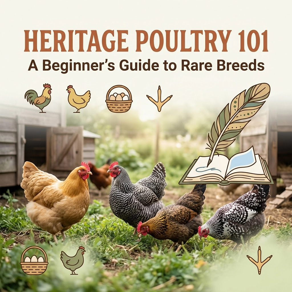 Heritage Poultry 101 — beginner’s guide to rare breed chickens at City Chicks Samford Valley near Mt Glorious