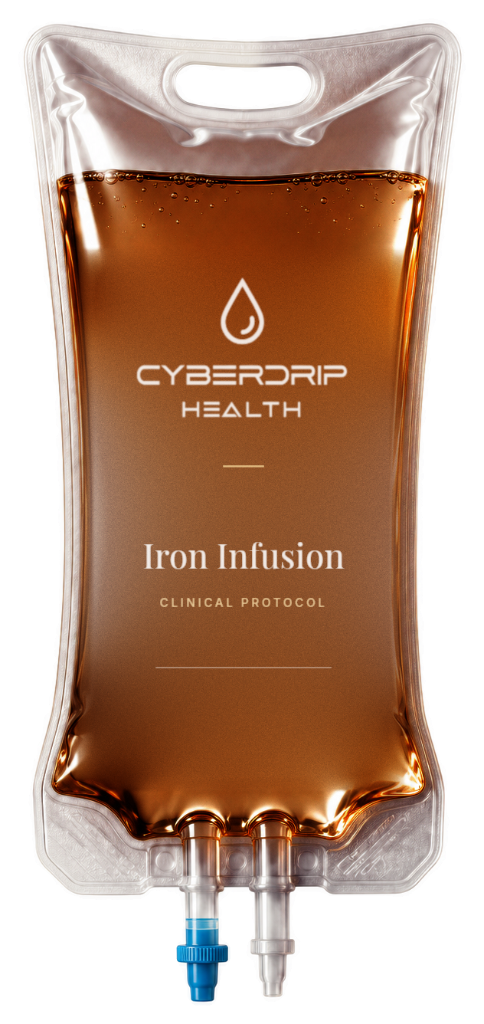 Cyberdrip Health Iron Infusion IV bag