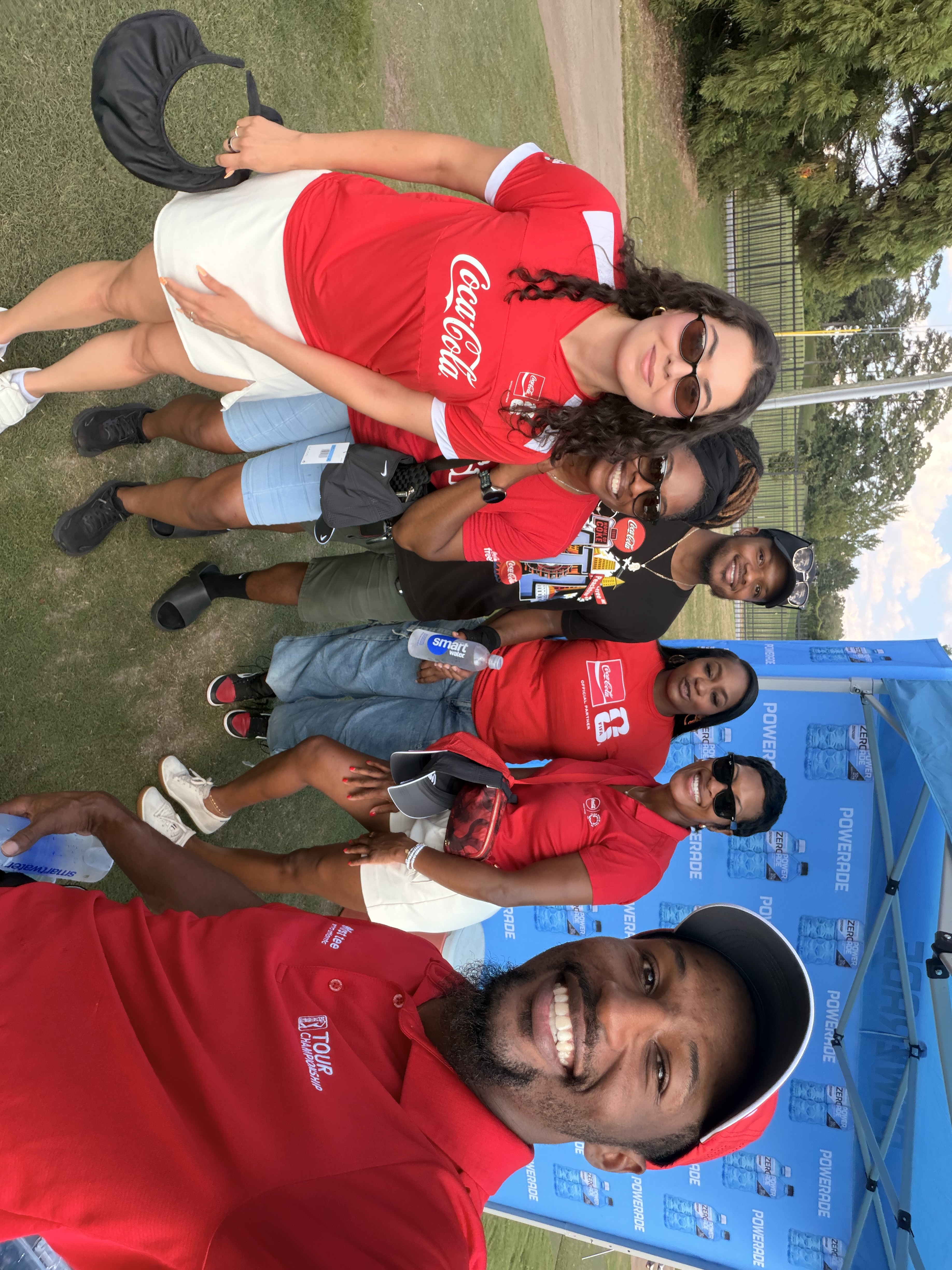 With the group at the Tour Championship
