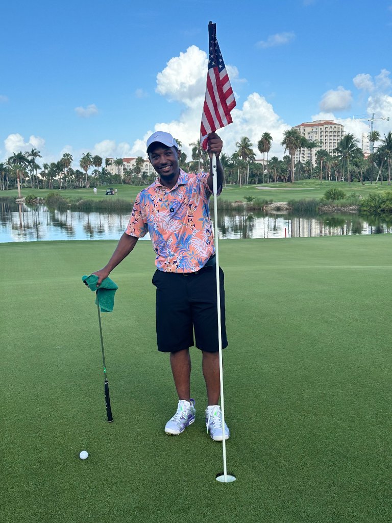 Flag at the green