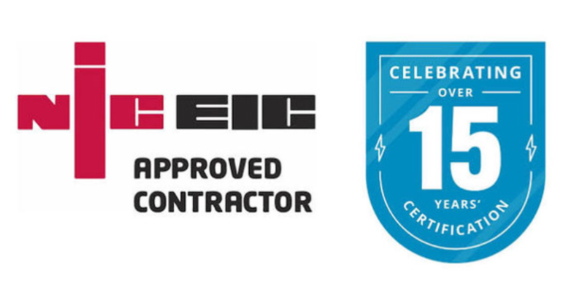 NICEIC Approved Contractor Celebrating Over 15 Years Certification