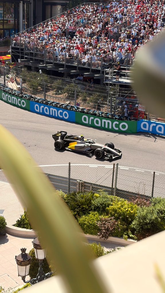 F1 Rennwagen Monaco Kurve