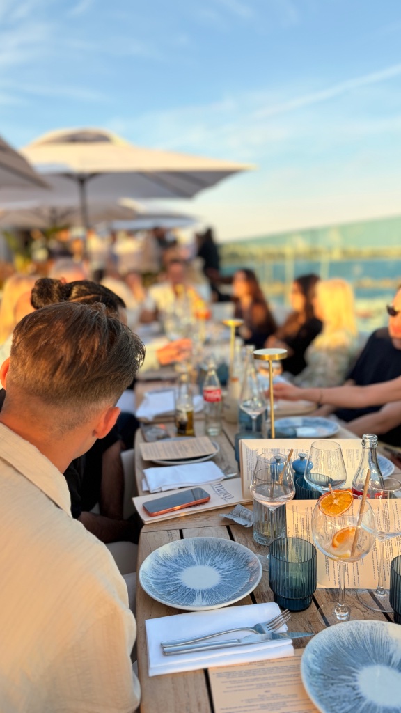 Dinner am Meer