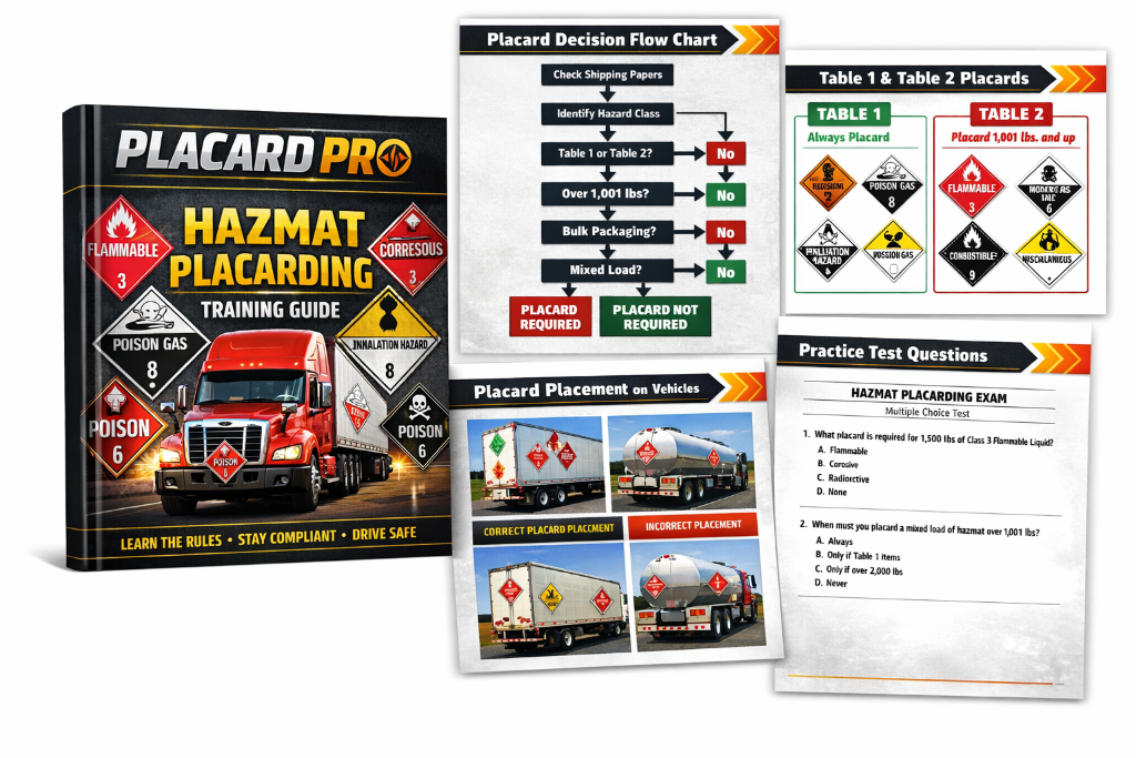 Hazmat Placarding Training Course manual