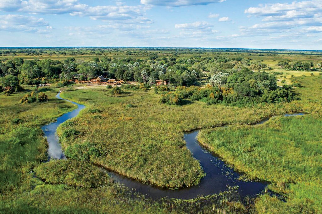 African Safari Lodge Deck